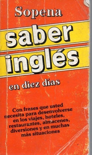 Sopena Saber Ingles En Diez Dias 