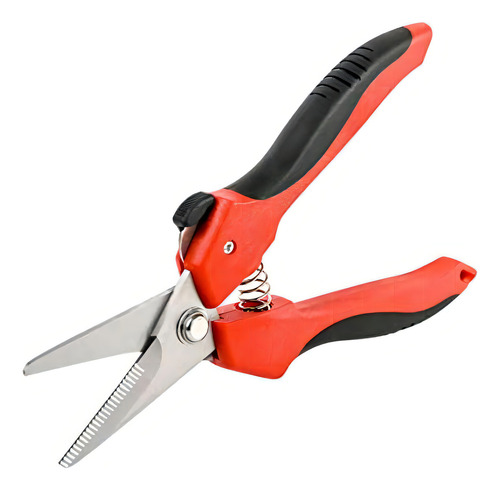 Ares 32005-7 Tijeras Multipropósito De 1/2 Pulgada - Hojas De Acero Inoxidable De Alto Carbono Finamente Dentadas - Corta Alambre, Aislamiento, Cable Blando Y Más