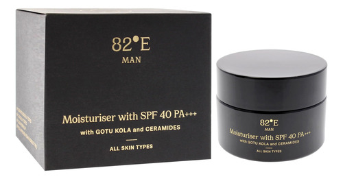 Crema Hidratante 82e 82e Con Spf 40 Pa Plus Para Hombres