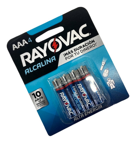 4 Unidades Pila Aaa Rayovac Alcalina