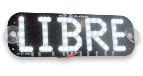 Letrero Led Para Taxi Libre Conector Encendedor