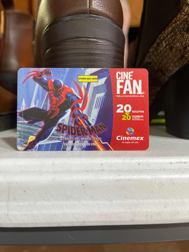 Tarjeta Cine Fan Spiderman 2099
