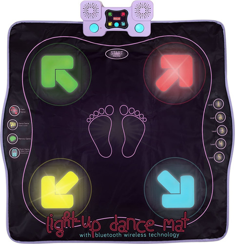 Tapete Para Bailar, Juego Recreativo Con Luces, Con Cancione