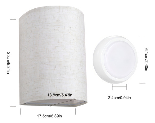 Juego De Lámparas De Pared, Paquetes De Dormitorio, Sala De Color De La Luz Beige