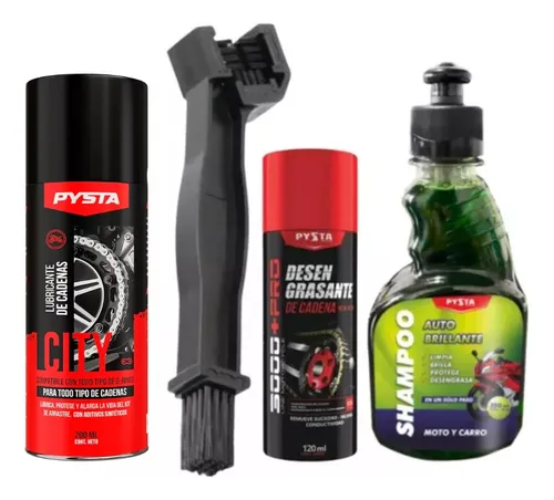 Kit Limpieza De Cadena Moto Completo