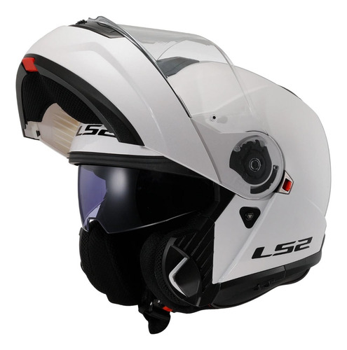 Capacete Ls2 Strobe 2 Ff908 Monocolor Branco