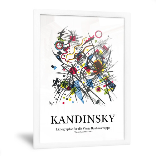 Cuadros Abstractos Kandinsky Modernos Arte Pintura 35x50cm 