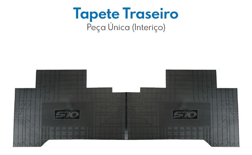 Tapete Interno Reforçado S10 S-10 Cab Dupla 13 14 2015 2016