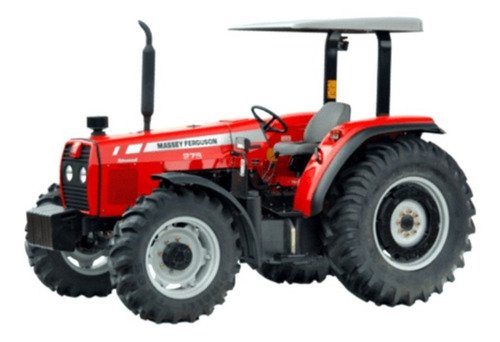 Kit De Adesivos Trator Massey Ferguson Mf 275 Advanced 275a Cor Padrão
