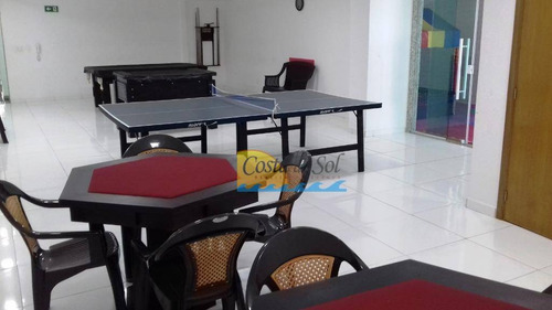Apartamento Com 1 Dormitório À Venda, 44 M² Por R$ 195.000,00 - Tupi - Praia Grande/sp - Ap14741
