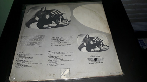 Raro Lp Led Zeppelin I I Mono Atco 1° Prensagem Brasileira (Usado)