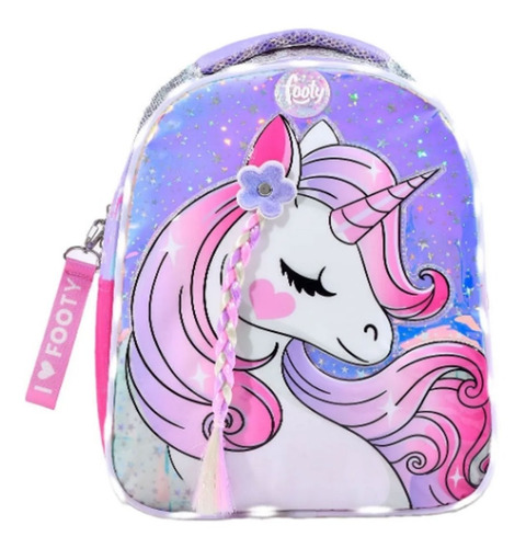 Mochila Espalda Infantil Footy 14 Luz F1959 Unicornio