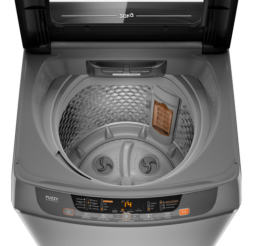 Lavadora Mademsa 20kg Szg Automática Gris 12 Programas