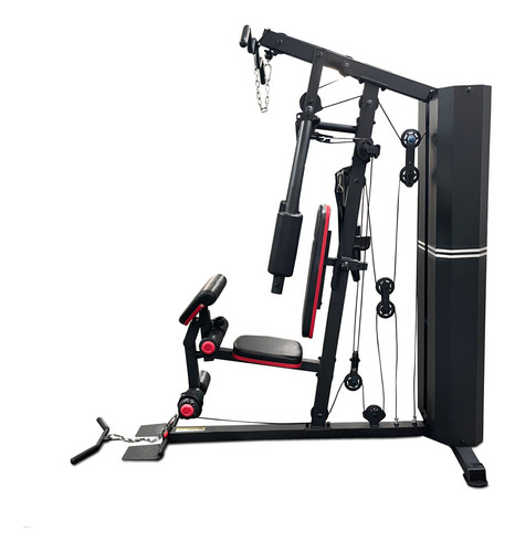Multigym C/banco Scott Ranbak 607 C/70 Kg Reforzado C/cuota Negro Negro