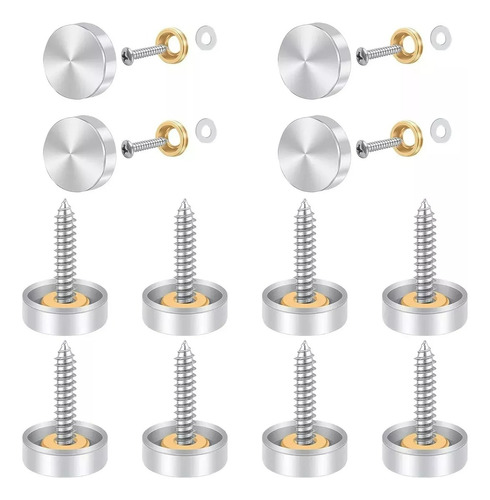 Tapa Tornillo Inoxidable Embellecedor El Esprosar 12 Unidads