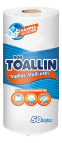 Toallin Para Manos Absorbente 50 Hojas