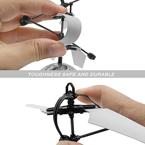 Imagen 4 de 7 de Geekercity Mini Flying Rc Drone Helicóptero De Infrarrojos
