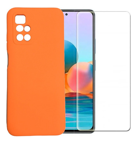 Funda Para Xiaomi Redmi 10 / 10 Prime Protector + Vidrio Hd