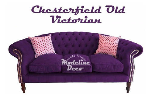 Chesterfield Old Victorian Tela A Elección Sillón De Estilo