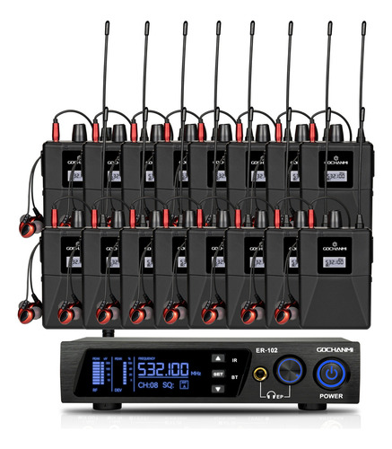 Sistema Monitoreo Gc Er102 1 Canal 14 Receptores Bluetooth