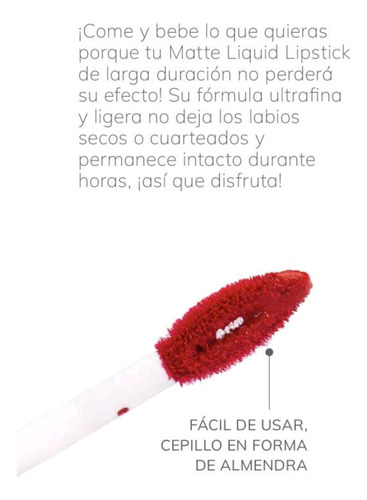 Labial LĂquido Matte Farmasi 15 Baby Doll 15ml