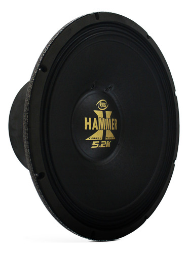 2 Woofer E-15 Hammer 5.2k Eros 2600w Rms Som Automotivo