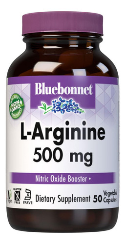 Bluebonnet Nutrition L-arginina 500 Mg, Aminoácido De Forma
