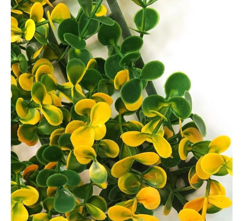 Follaje Artificial Muro Verde 3m2 Arrayan Yellow Panel 25x25
