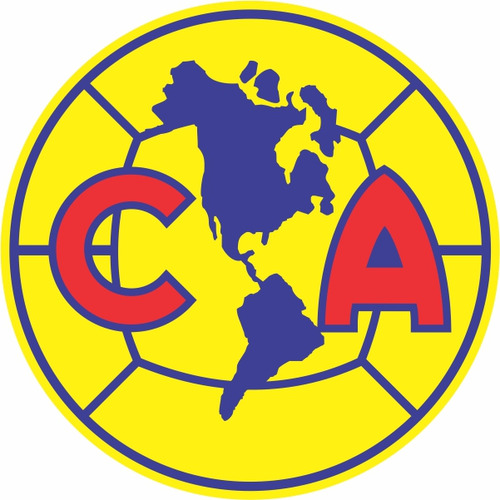 1 Stiker. Calcomonia Escudo Del Amerca Con Refjejante