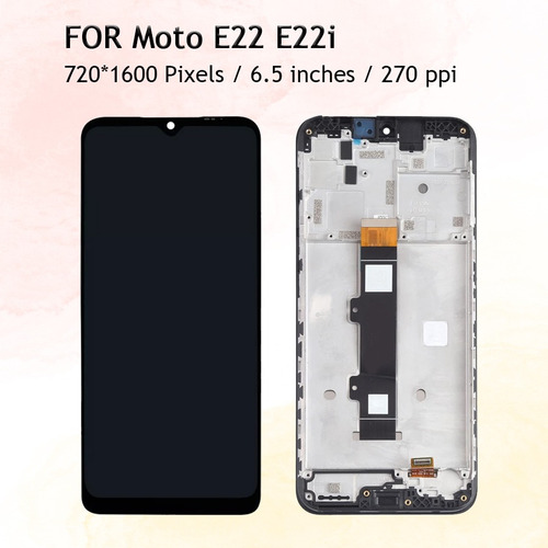 Lzhipx Pantalla Lcd Para Moto E22 E22i Xt2239-9 Xt2239 Display Con Marco