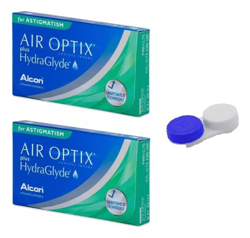 2 Caixas Air Optix Hydraglyde Astigmatismo Toric Alcon