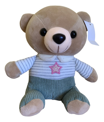 Peluche Osito Con Ropa Kawaii De Felpa Suave 20cm