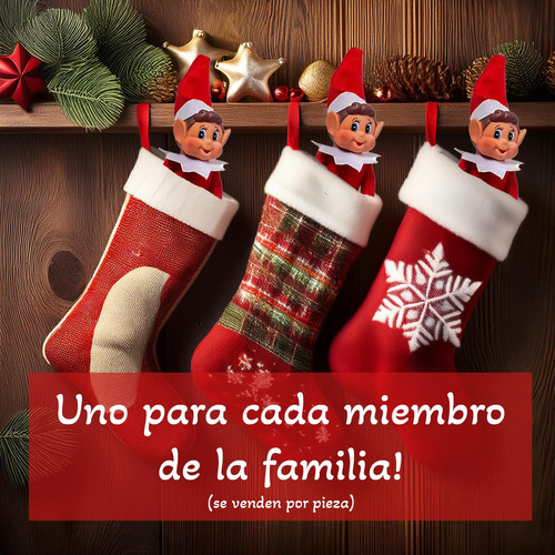 Jy 2024 Duende De La Navidad De Muñeco Peluche Duende