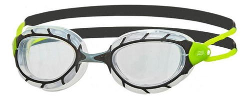 Gafas de natación Zoggs Predator, color negro y lima