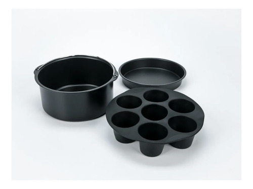 Imagen 2 de 3 de Accesorios Para Freidora De Aire Plus Solutions Set 7 Piezas