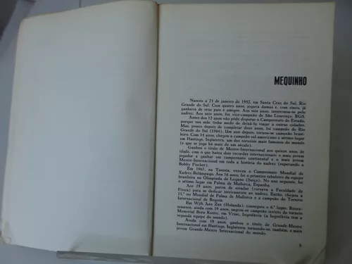 Livro O Encontro Do Século Fischer X Spassky Xadrez Mequinho