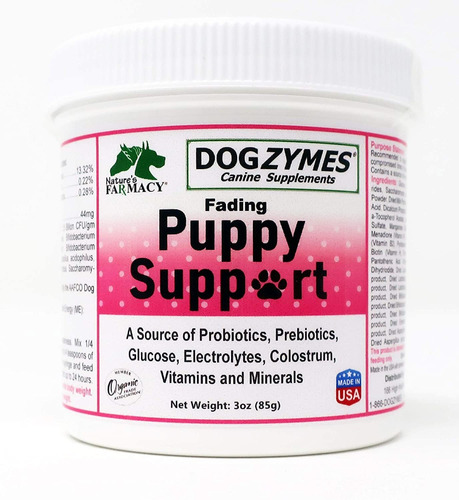 Dogzymes Fading Puppy Support Probiotics Prebiotics Enzymes