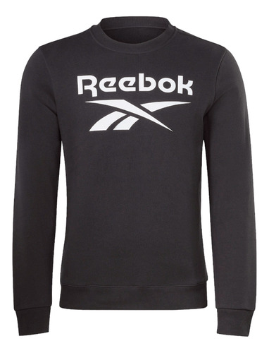 Buzo Reebok Ri Big Logo Negro Blanco - Onda Sports