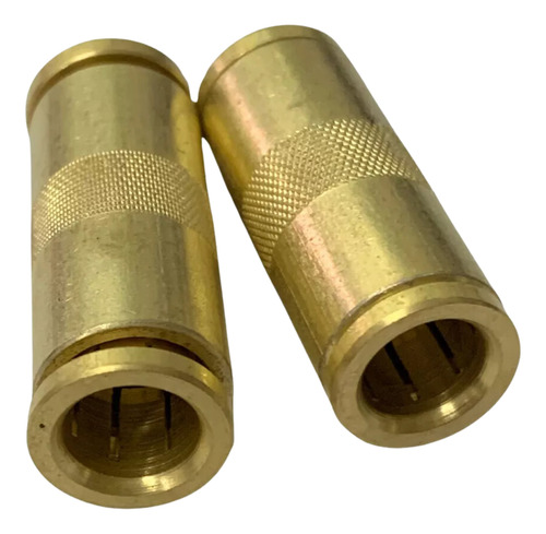 Par Engate Rápido União Metal 8mm Emenda De Mangueira