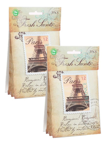 Fresh Scents Paquete De Bolsitas Perfumadas | París | Bolsas