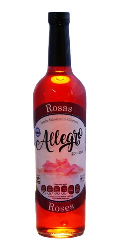 Jarabe Saborizante Allegro Rosas 1 Lt