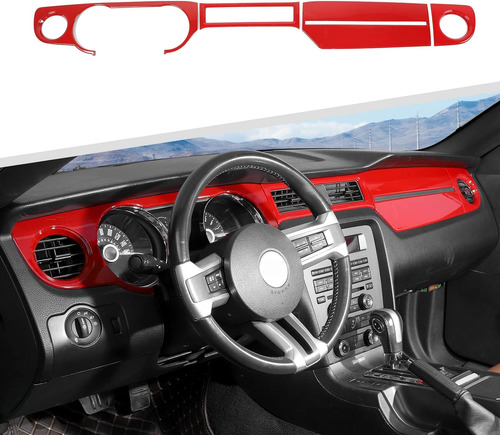 Jimen Para Ford Mustang 2010-2014 Consola Central Dash Panel
