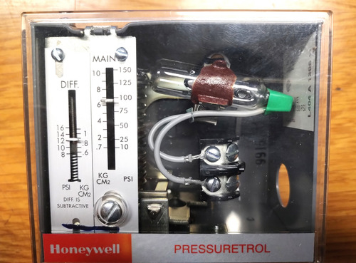 Control De Presión 10 A 150 Psi Modelo L404a1396 Honeywell