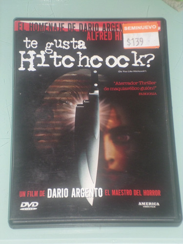 Te Gusta Hitchcock - Dario Argento Dvd 2005