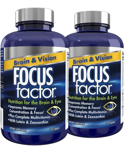 Focus Factor 120tab Pack De 2 - Unidad a $4299