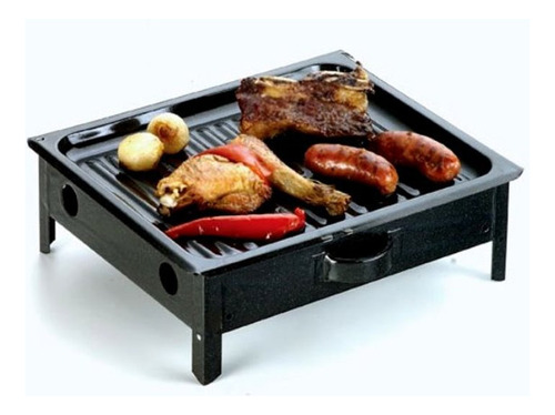 Brasero De Mesa Enlozado Para El Asado Jovifel Parrilla