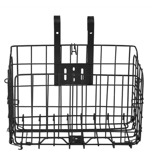 Cesta Plegable De Alambre De Acero Desmontable Para Manillar