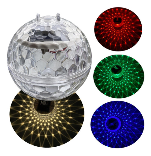 5 Paquete De 5-6 Luces Led Solares De Bola Flotante 5 Piezas