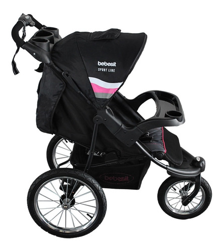 Imagen 7 de 8 de Coche Bebesit X7 4 En 1 Jogger Todo Terreno Llanta Inflable