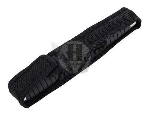 Imagen 3 de 4 de Baston Tonfa Extensible Cromado Rigido Police Using + Funda